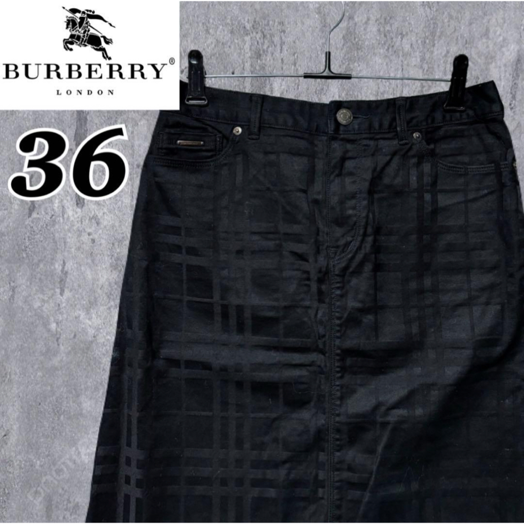 BURBERRY - 【美品】BURBERRY LONDON ひざ丈スカート タイト BURBERRY - 【美品】BURBERRY LONDON ひざ丈スカート タイト