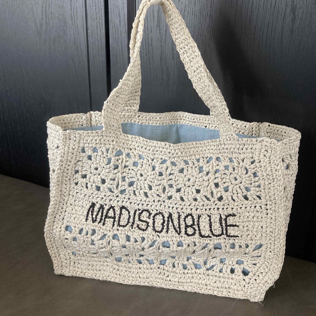 MADISONBLUE - マディソンブルー madison blue トートバッグの MADISONBLUE - マディソンブルー madison blue トートバッグの