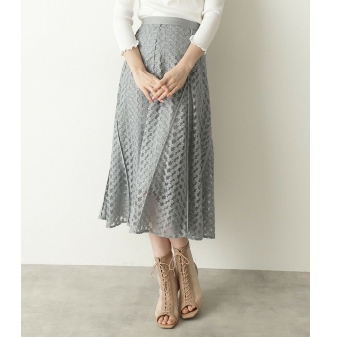 JILLSTUART - ジルスチュアート☆フラワー刺繍スカート (検 JILLSTUART - ジルスチュアート☆フラワー刺繍スカート (検