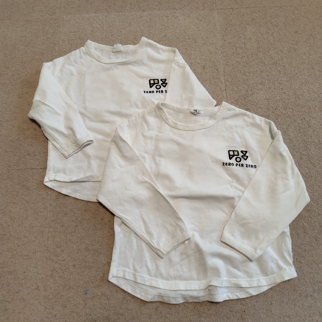 futafuta(フタフタ)のバースデー　フタフタ　長袖　100 110 キッズ/ベビー/マタニティのキッズ服男の子用(90cm~)(Tシャツ/カットソー)の商品写真