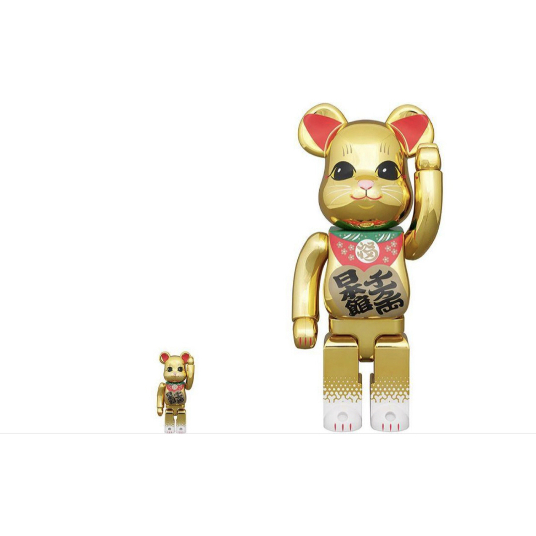 BE@RBRICK 日本館 関西万博 招き猫 100% & 400% エンタメ/ホビーのフィギュア(その他)の商品写真