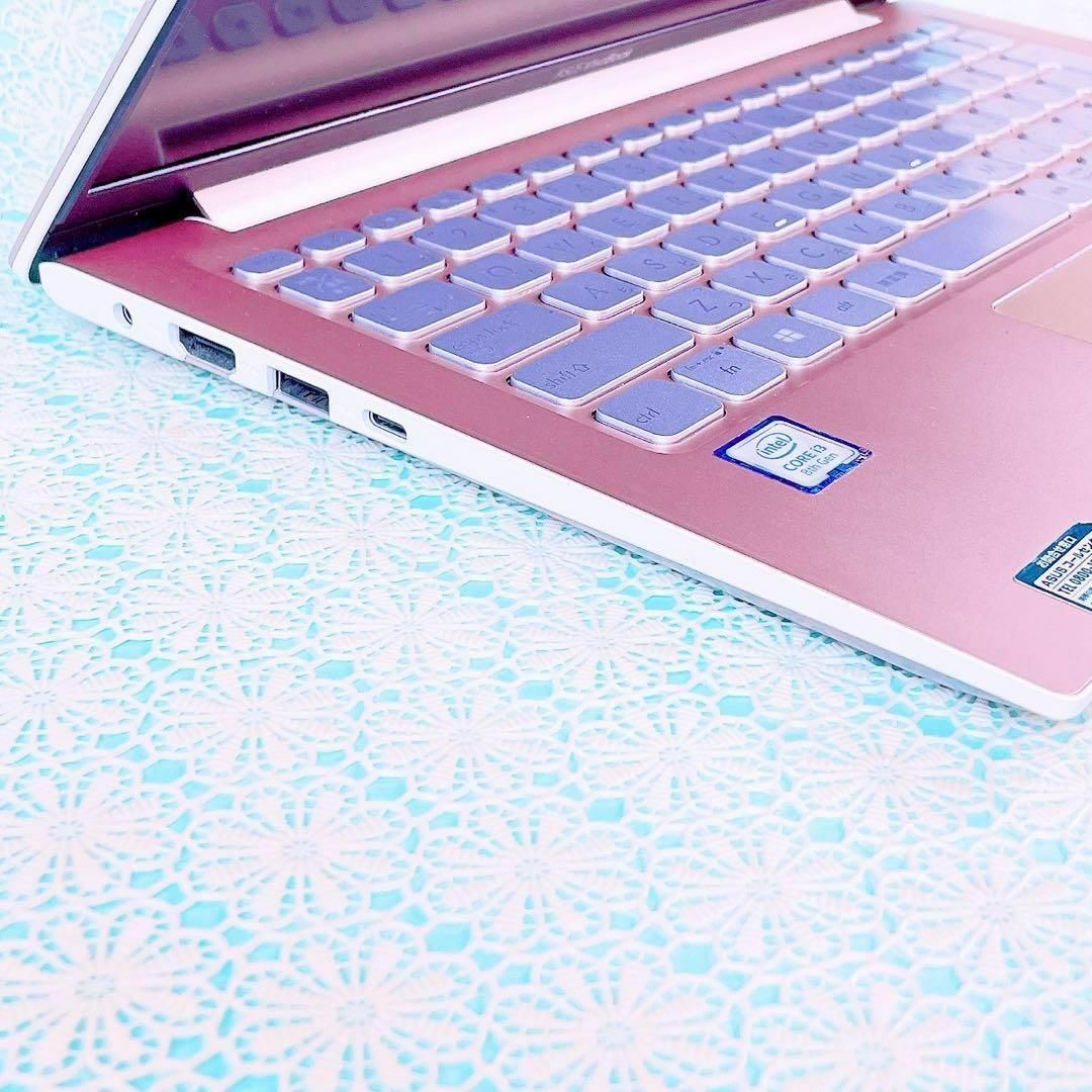 ASUS - 美品✨超薄型‼️小型軽量ピンクノートパソコン ASUS - 美品✨超薄型‼️小型軽量ピンクノートパソコン