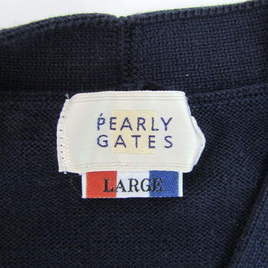 PEARLY GATES - パーリーゲイツ カーディガン トップス長袖V PEARLY GATES - パーリーゲイツ カーディガン トップス長袖V