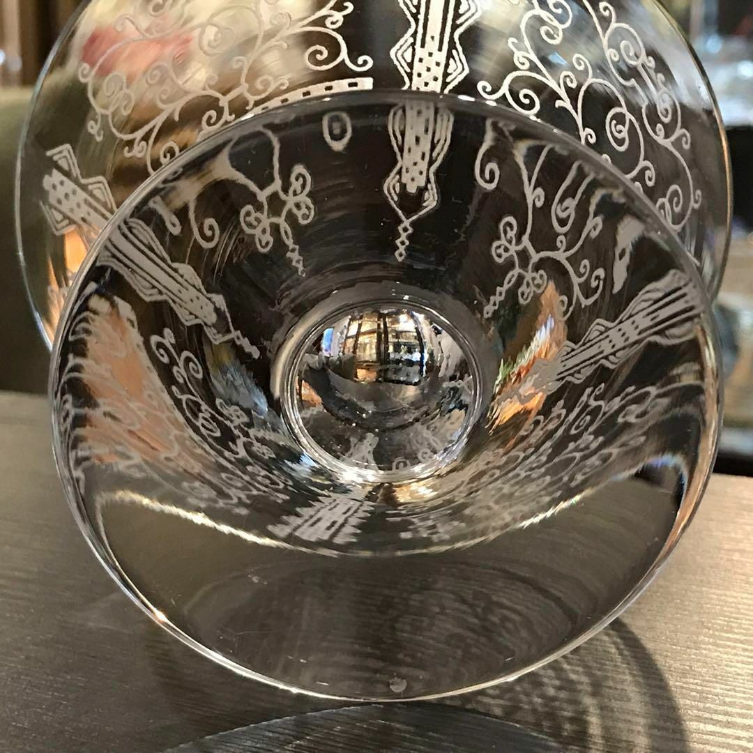 Baccarat - アラベスク模様*オールドバカラBACCARATリドLido Baccarat - アラベスク模様*オールドバカラBACCARATリドLido