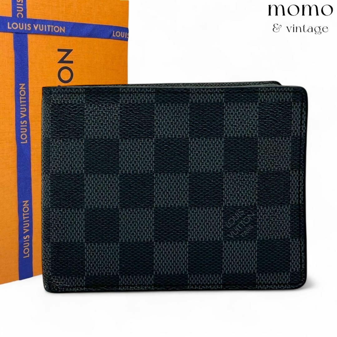 LOUIS VUITTON - ルイヴィトン 折財布 ダミエ グラフィット LOUIS VUITTON - ルイヴィトン 折財布 ダミエ グラフィット