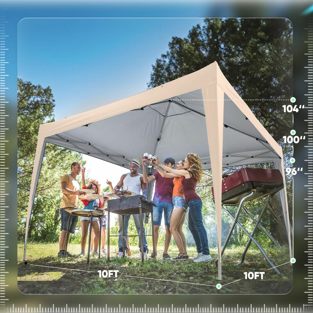 ADVANCE OUTDOORワンタッチ タープテント 3段階調節 3m/2.5の ADVANCE OUTDOORワンタッチ タープテント 3段階調節 3m/2.5の