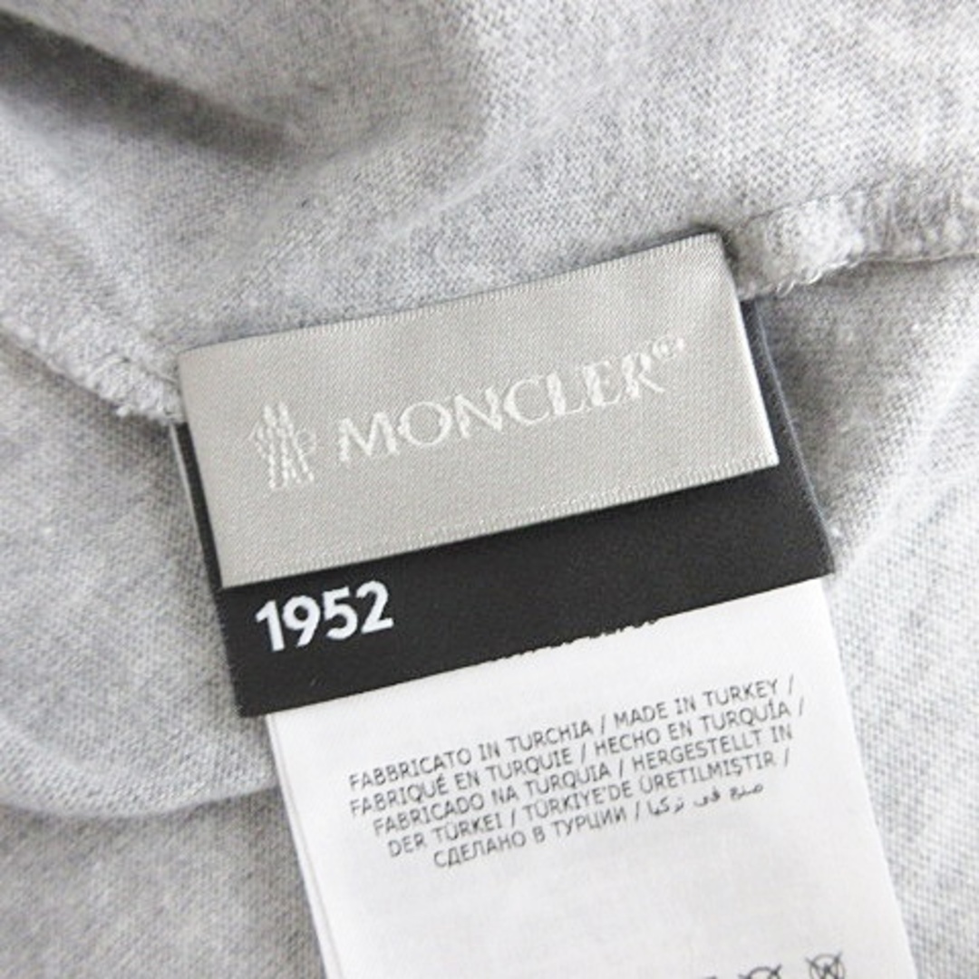 MONCLER - モンクレール MONCLER Tシャツ 半袖 プリント グレー MONCLER - モンクレール MONCLER Tシャツ 半袖 プリント グレー