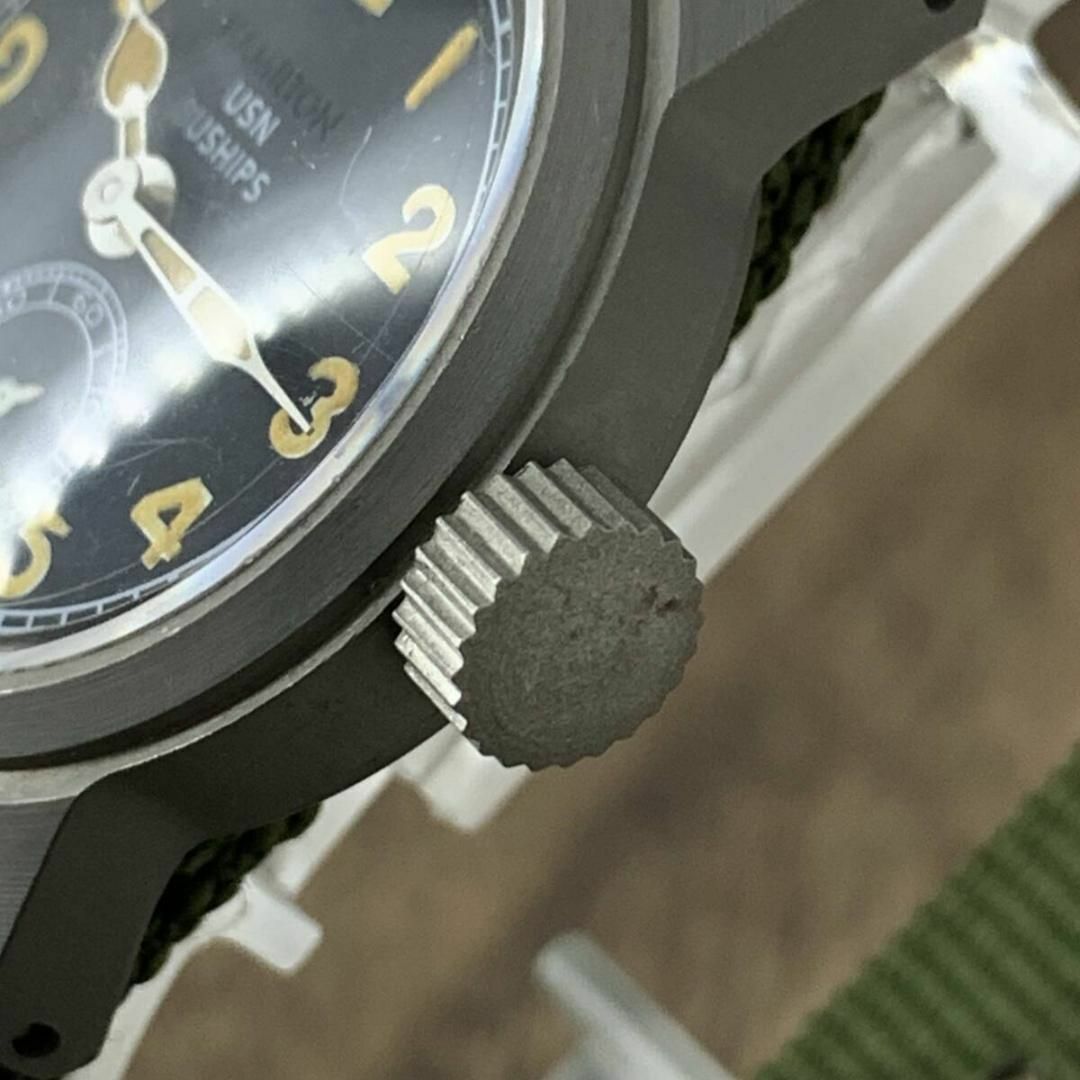 Hamilton - USA製 ハミルトン 動作良好 USN スモセコ ミリタリー Hamilton - USA製 ハミルトン 動作良好 USN スモセコ ミリタリー