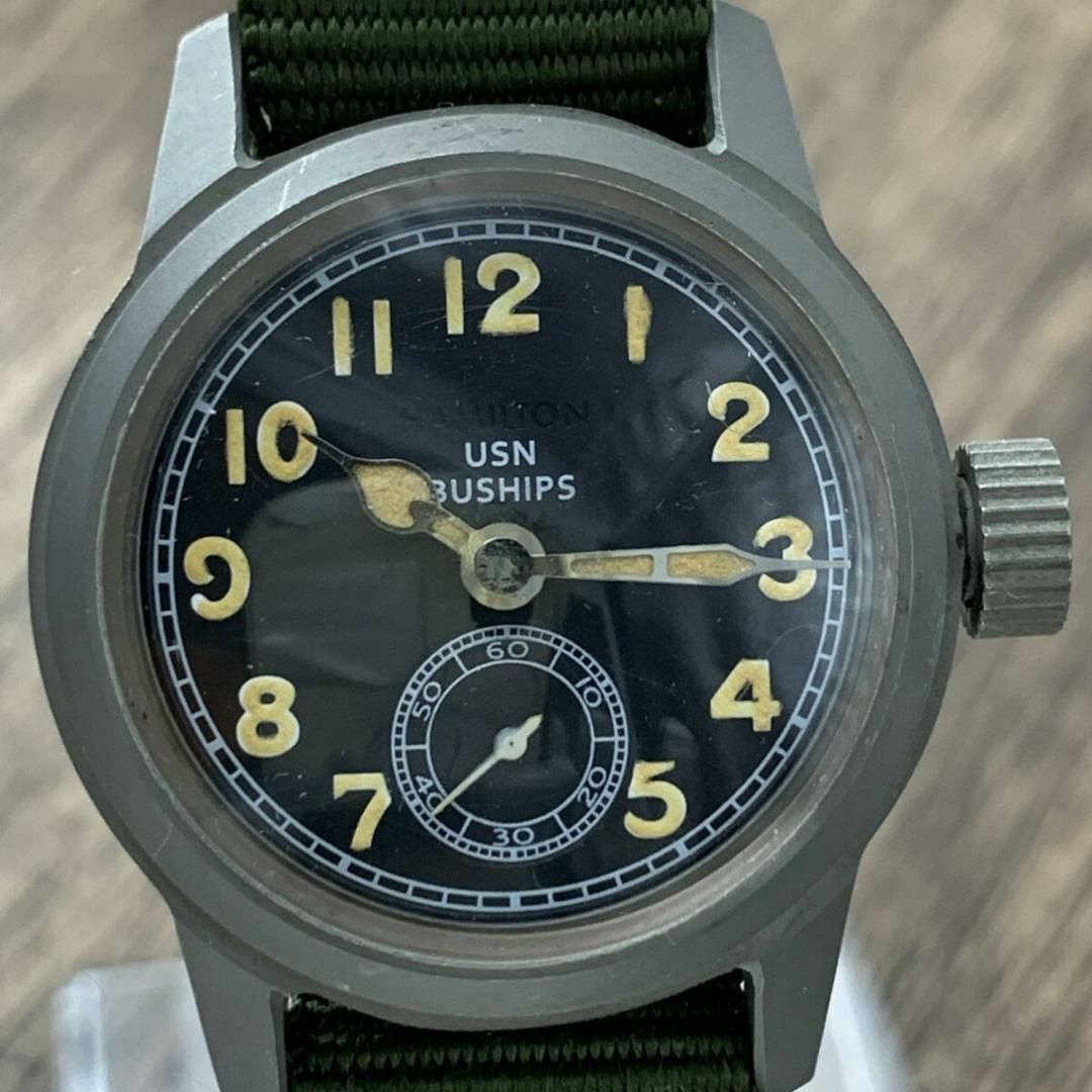 Hamilton - USA製 ハミルトン 動作良好 USN スモセコ ミリタリー Hamilton - USA製 ハミルトン 動作良好 USN スモセコ ミリタリー