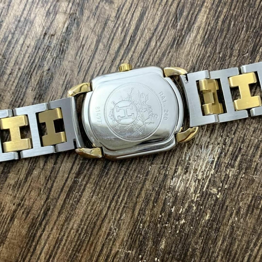 HERMES - エルメス/HERMES ラリー ゴールド文字盤 レディース HERMES - エルメス/HERMES ラリー ゴールド文字盤 レディース