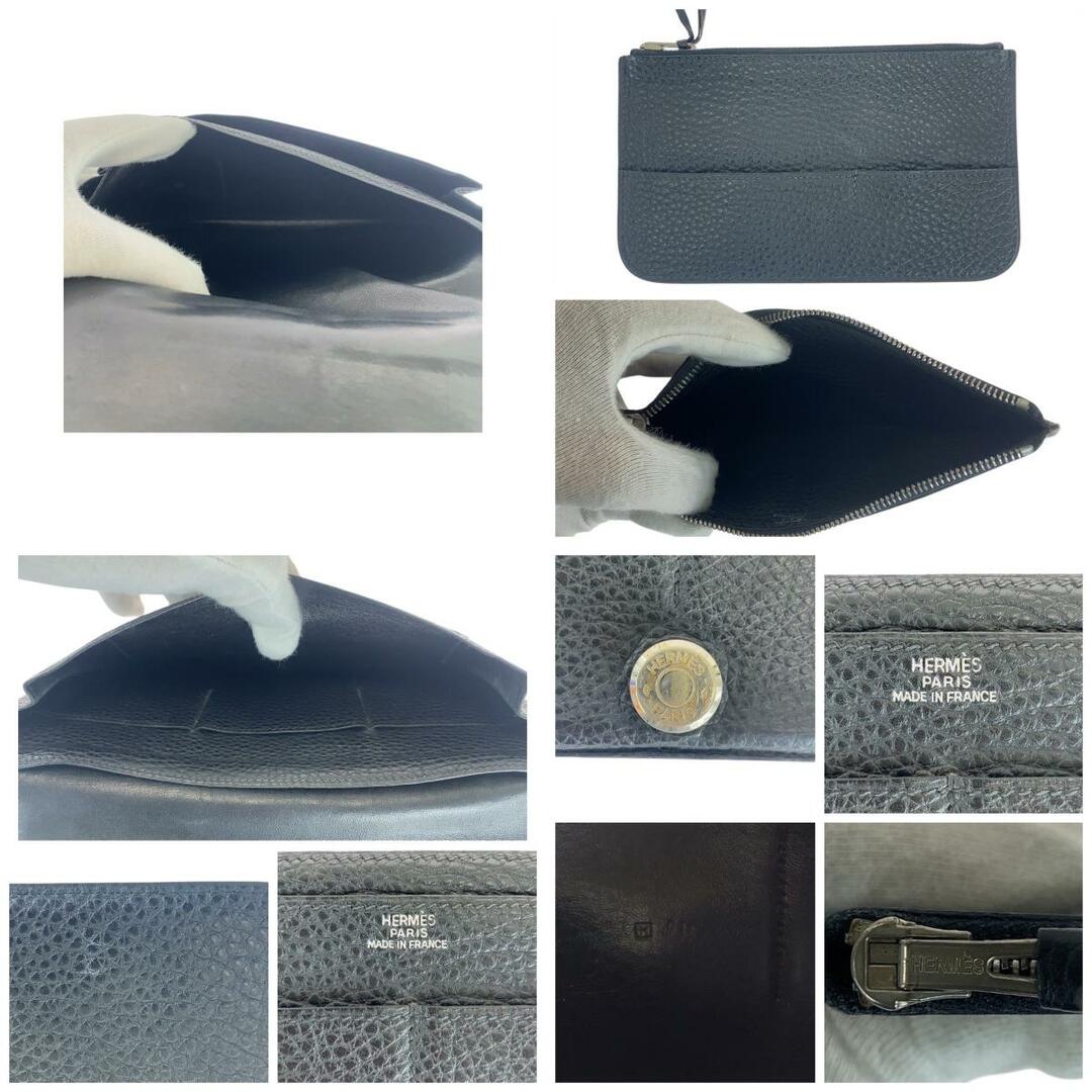 HERMES - 美品 HERMES エルメス ドゴンGM ブラック 黒 シルバー HERMES - 美品 HERMES エルメス ドゴンGM ブラック 黒 シルバー