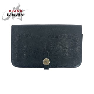 HERMES - 美品 HERMES エルメス ドゴンGM ブラック 黒 シルバー HERMES - 美品 HERMES エルメス ドゴンGM ブラック 黒 シルバー