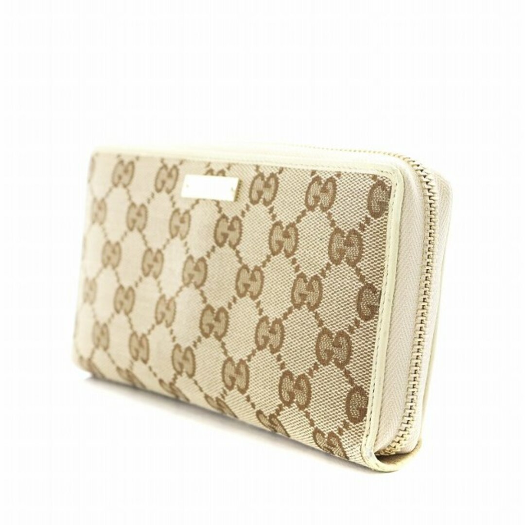 GUCCI - グッチ GGキャンバス 長財布 ラウンドファスナー GUCCI - グッチ GGキャンバス 長財布 ラウンドファスナー