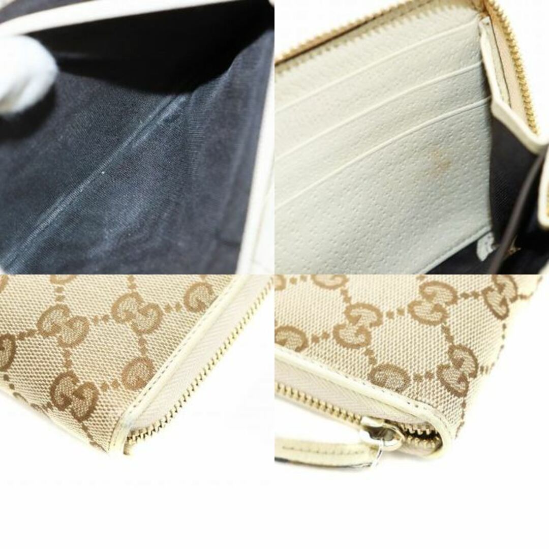 GUCCI - グッチ GGキャンバス 長財布 ラウンドファスナー GUCCI - グッチ GGキャンバス 長財布 ラウンドファスナー