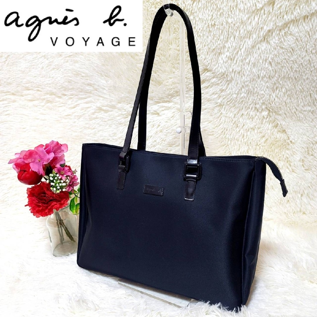agnes b. - 【極美品】アニエスベー トートバッグ ナイロン agnes b. - 【極美品】アニエスベー トートバッグ ナイロン