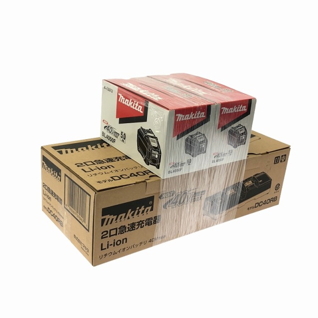 Makita - ☆未使用品 3点セット☆makita マキタ 40Vmax 5.0Ah Makita - ☆未使用品 3点セット☆makita マキタ 40Vmax 5.0Ah