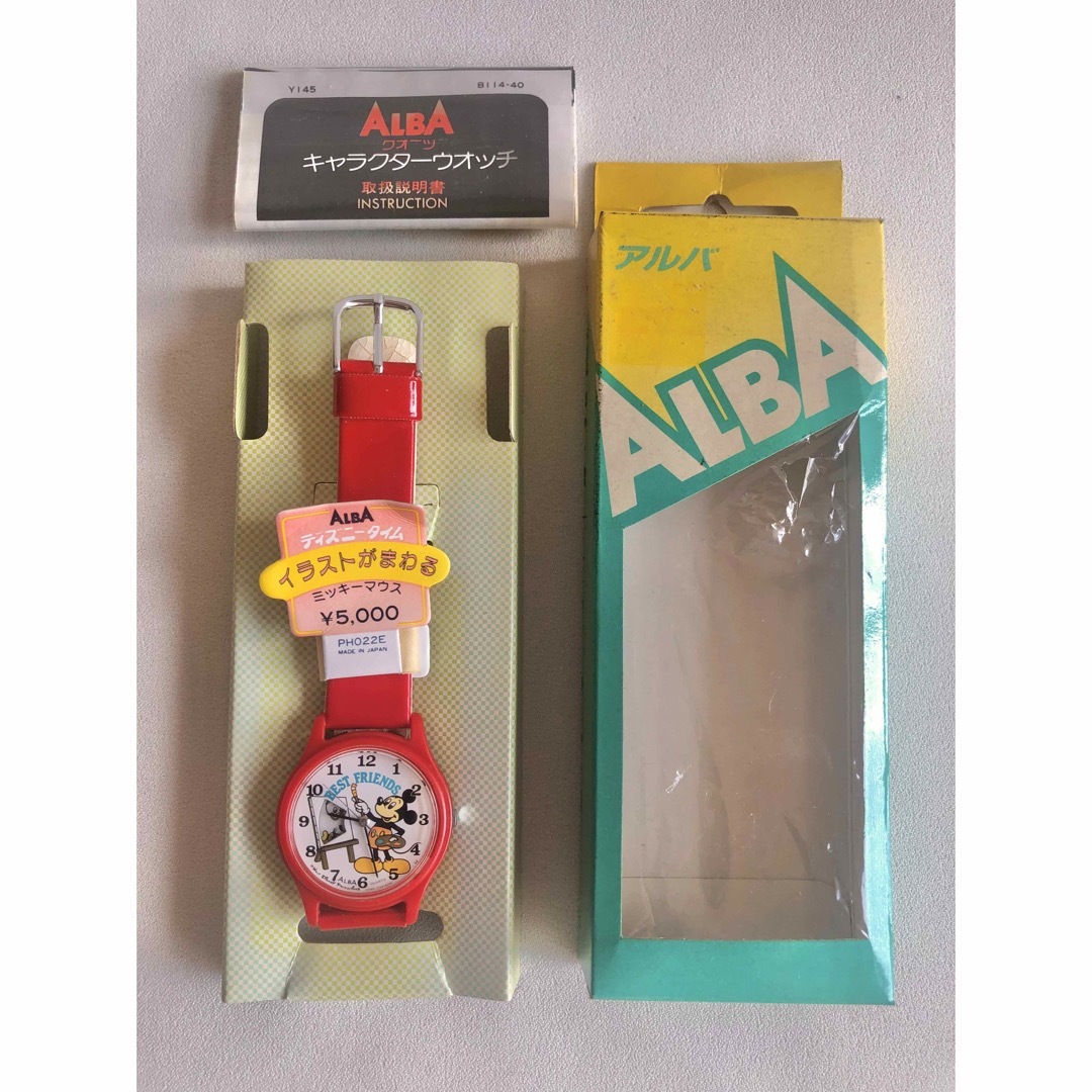 ALBA - 美品稼働 ALBA ミッキーマウス 腕時計 ディズニー 昭和 ALBA - 美品稼働 ALBA ミッキーマウス 腕時計 ディズニー 昭和