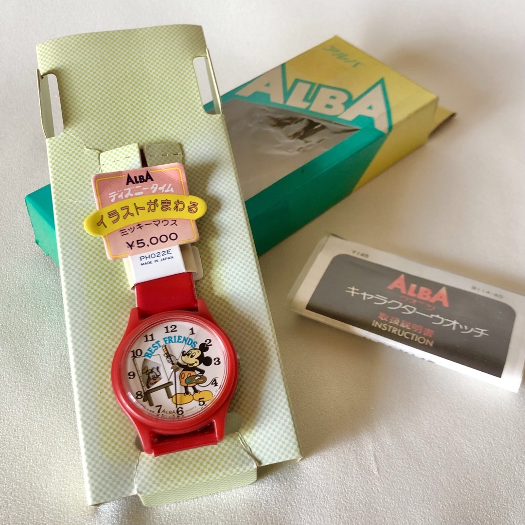 ALBA - 美品稼働 ALBA ミッキーマウス 腕時計 ディズニー 昭和 ALBA - 美品稼働 ALBA ミッキーマウス 腕時計 ディズニー 昭和