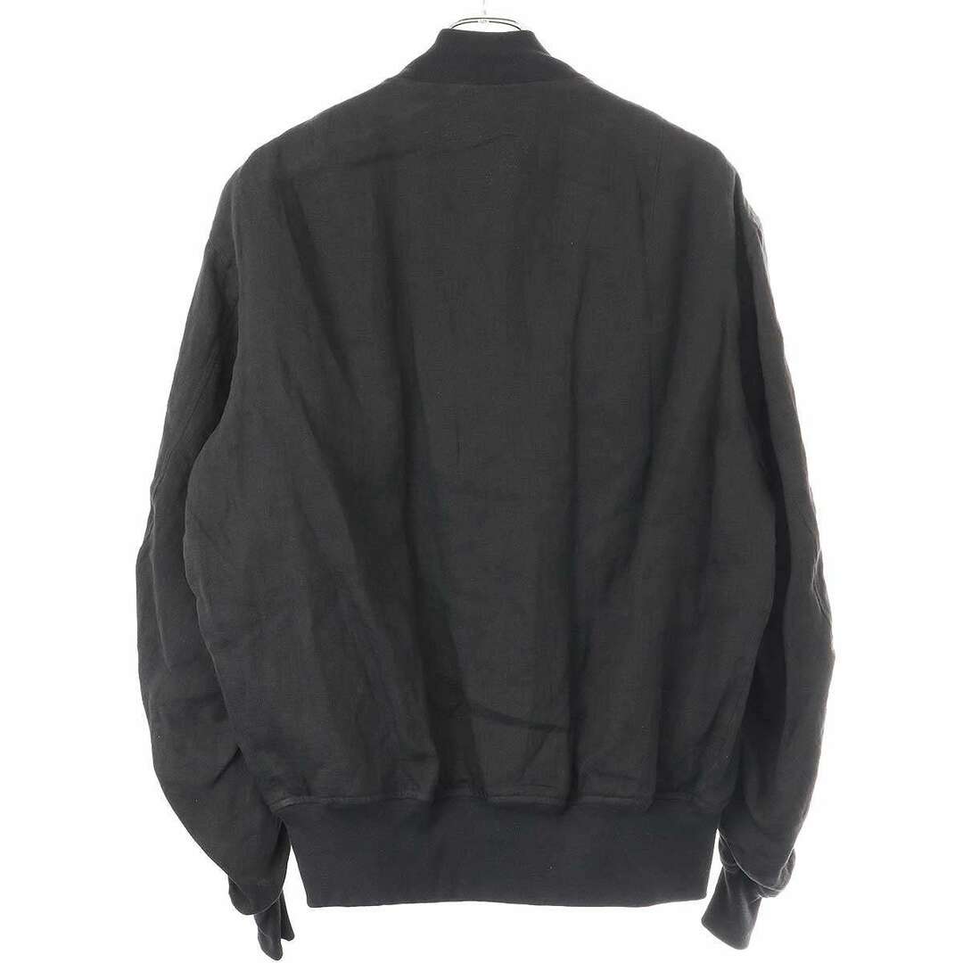 COMOLI - COMOLI コモリ 23SS リネンWクロスジップブルゾン X01 COMOLI - COMOLI コモリ 23SS リネンWクロスジップブルゾン X01