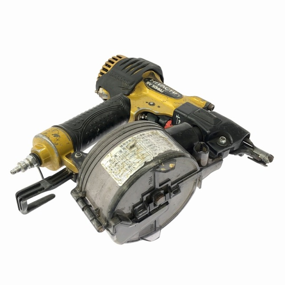 日立 - ☆中古品☆HITACHI 日立工機 50mm 高圧ロール釘打機 日立 - ☆中古品☆HITACHI 日立工機 50mm 高圧ロール釘打機