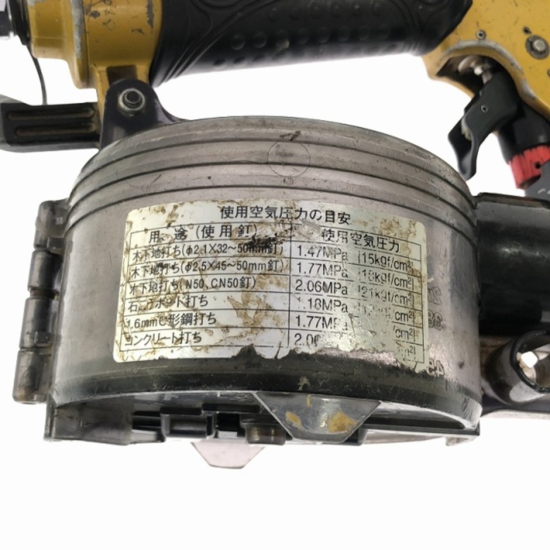 日立 - ☆中古品☆HITACHI 日立工機 50mm 高圧ロール釘打機 日立 - ☆中古品☆HITACHI 日立工機 50mm 高圧ロール釘打機