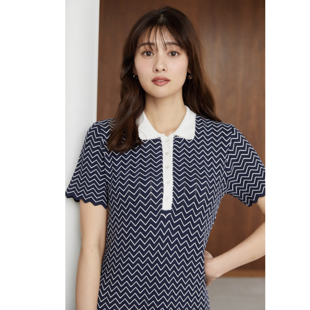 Her lip to - herlipto Scalloped Polo Dressの通販 by Her lip to - herlipto Scalloped Polo Dressの通販 by