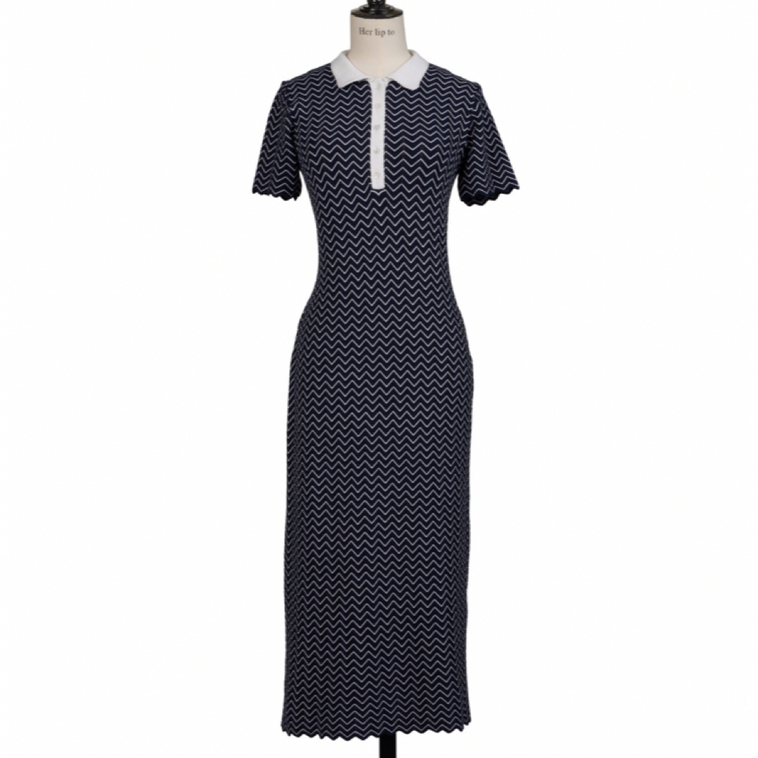 Her lip to - herlipto Scalloped Polo Dressの通販 by Her lip to - herlipto Scalloped Polo Dressの通販 by