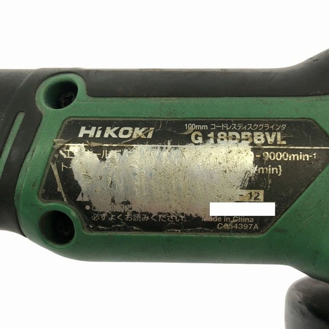 日立 - ☆中古品☆HITACHI 日立工機 18V 100mm コードレス 日立 - ☆中古品☆HITACHI 日立工機 18V 100mm コードレス