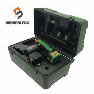 パナソニック(Panasonic)の☆中古品☆Panasonic パナソニック 12V パワーカッター EZ3500 バッテリ2個(12V 3.0Ah)充電器(EZ0209)ケース 定規付 丸のこ 丸鋸 107136(工具)