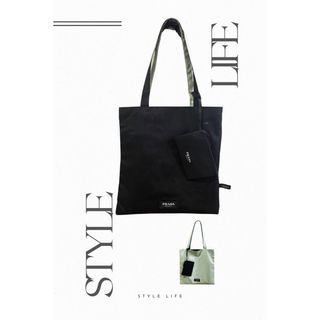 PRADA - 美品 プラダ 三角ロゴ レザー バッグ 肩掛け トート PRADA - 美品 プラダ 三角ロゴ レザー バッグ 肩掛け トート