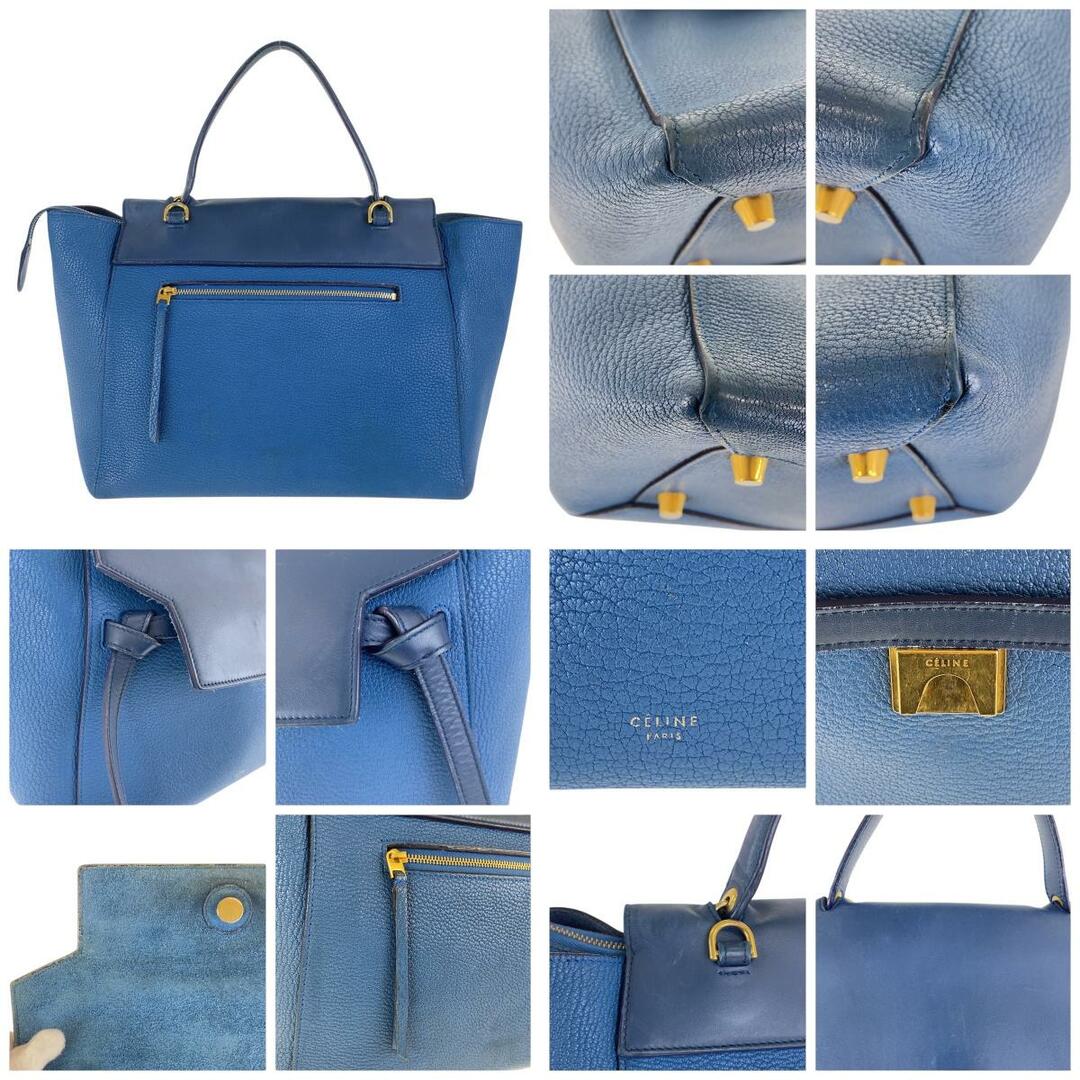 CELINE - CELINE セリーヌ ベルトバッグ バイカラー ブラー CELINE - CELINE セリーヌ ベルトバッグ バイカラー ブラー
