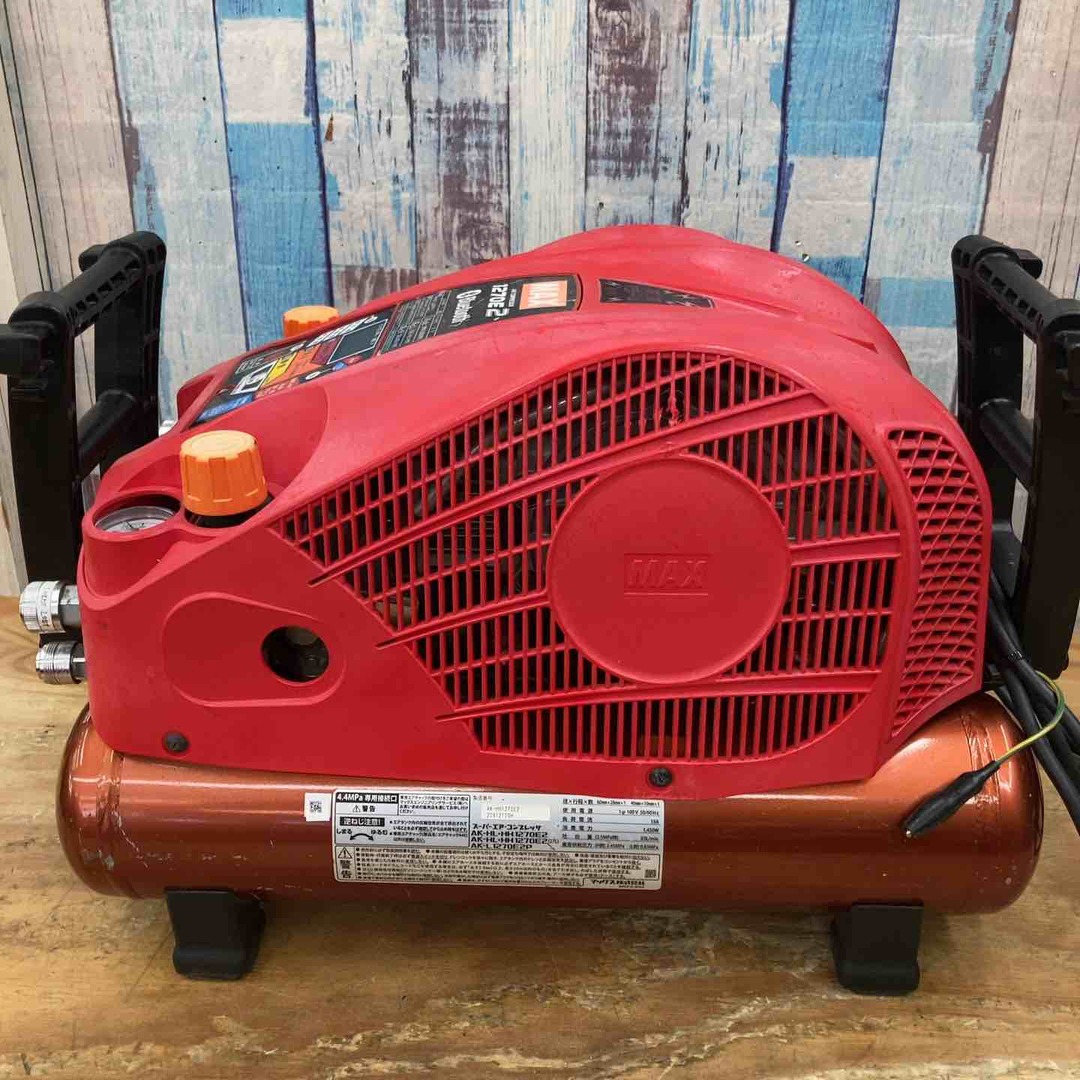 中古品】☆マックス(MAX) エアコンプレッサー AK-HH1270E2_ 中古品】☆マックス(MAX) エアコンプレッサー AK-HH1270E2_