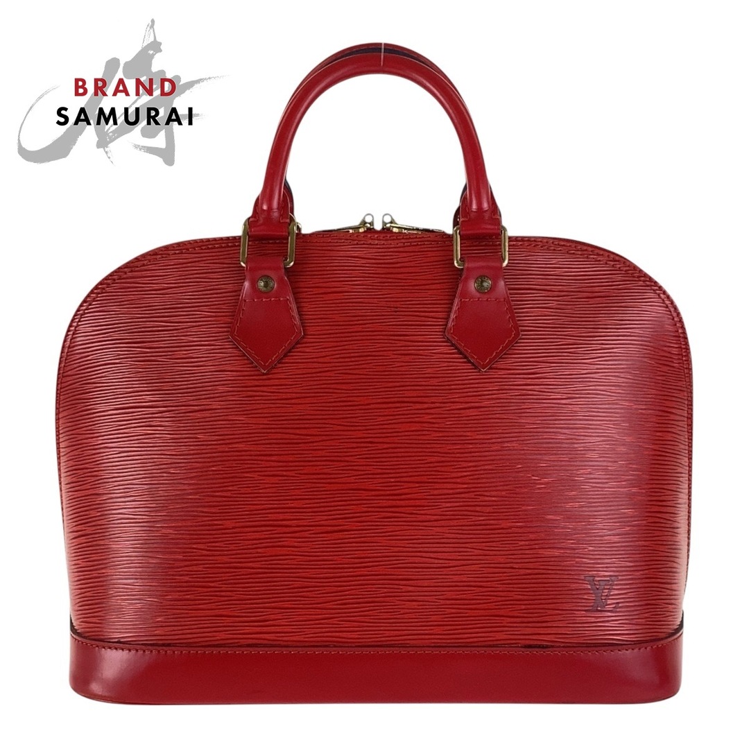 LOUIS VUITTON - 美品 LOUIS VUITTON ルイヴィトン エピ アルマ レッド ゴールド金具 エピレザー M40850 ハンドバッグ トートバッグ レディース 502004 【中古】