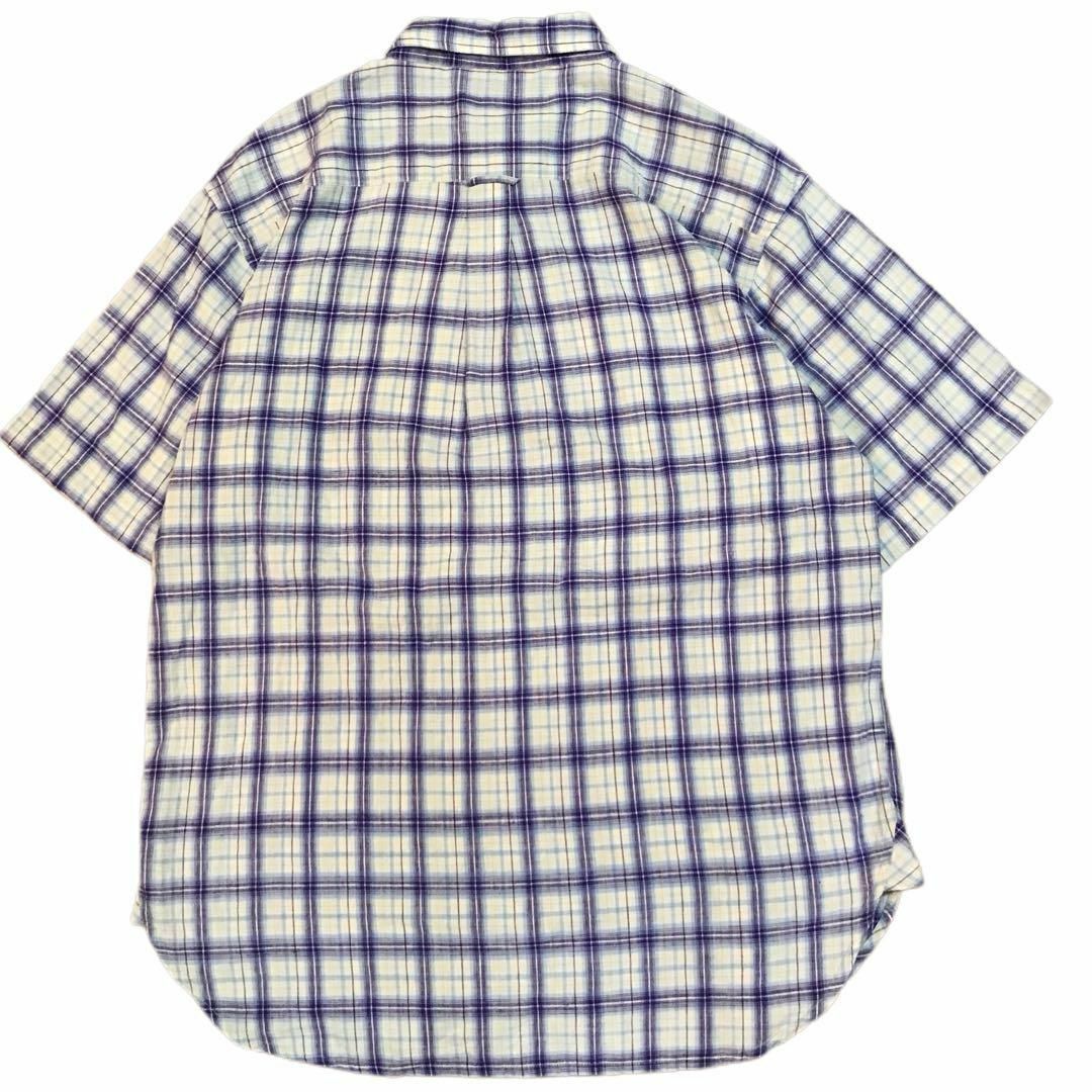 STUSSY - 90s OLD STUSSY オンブレ チェックシャツ 半袖シャツ STUSSY - 90s OLD STUSSY オンブレ チェックシャツ 半袖シャツ