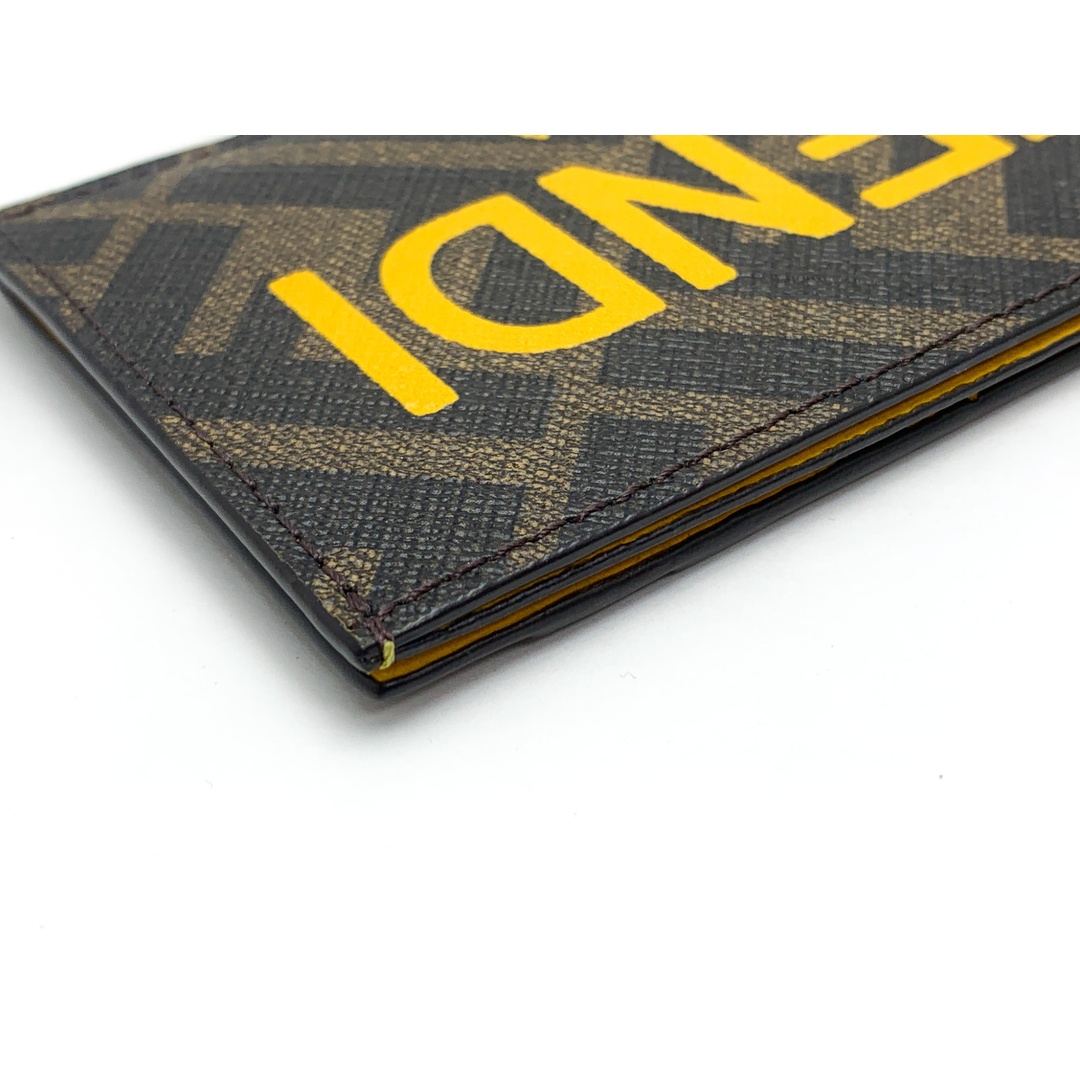 FENDI - FENDI フェンディ FFロゴ FFモノグラム 7M0328 ブラウン FENDI - FENDI フェンディ FFロゴ FFモノグラム 7M0328 ブラウン