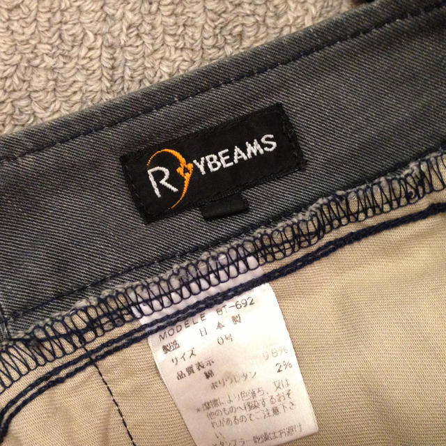 BEAMS(ビームス)のグレーデニム＊ レディースのスカート(ミニスカート)の商品写真