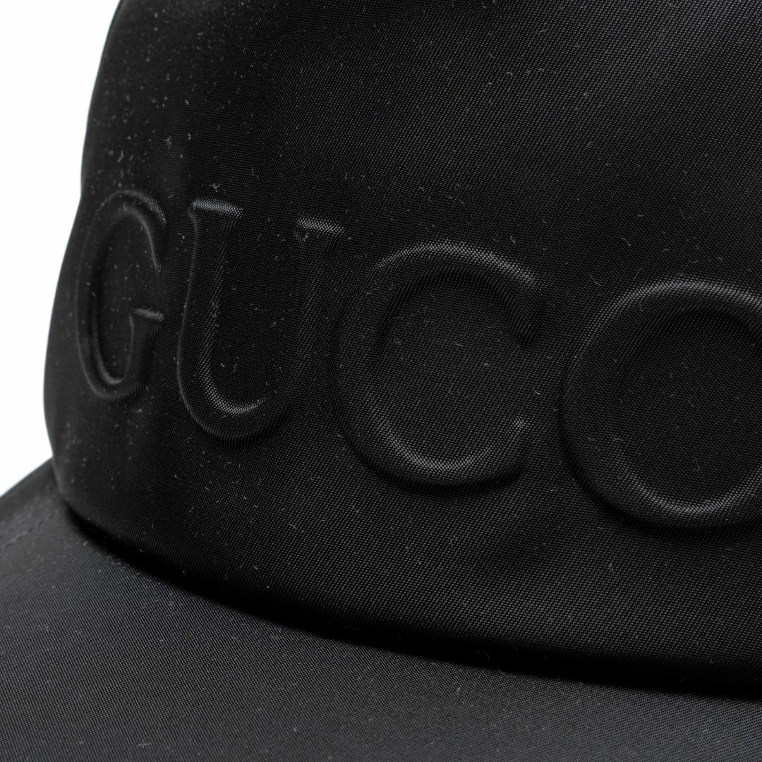 GUCCI - 新品 GUCCI ロゴ付き ナイロン ベースボールキャップの GUCCI - 新品 GUCCI ロゴ付き ナイロン ベースボールキャップの