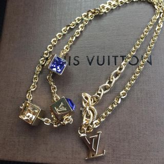 ルイヴィトン(LOUIS VUITTON)の美品 ルイヴィトン コリエギャンブル ネックレス(ネックレス)