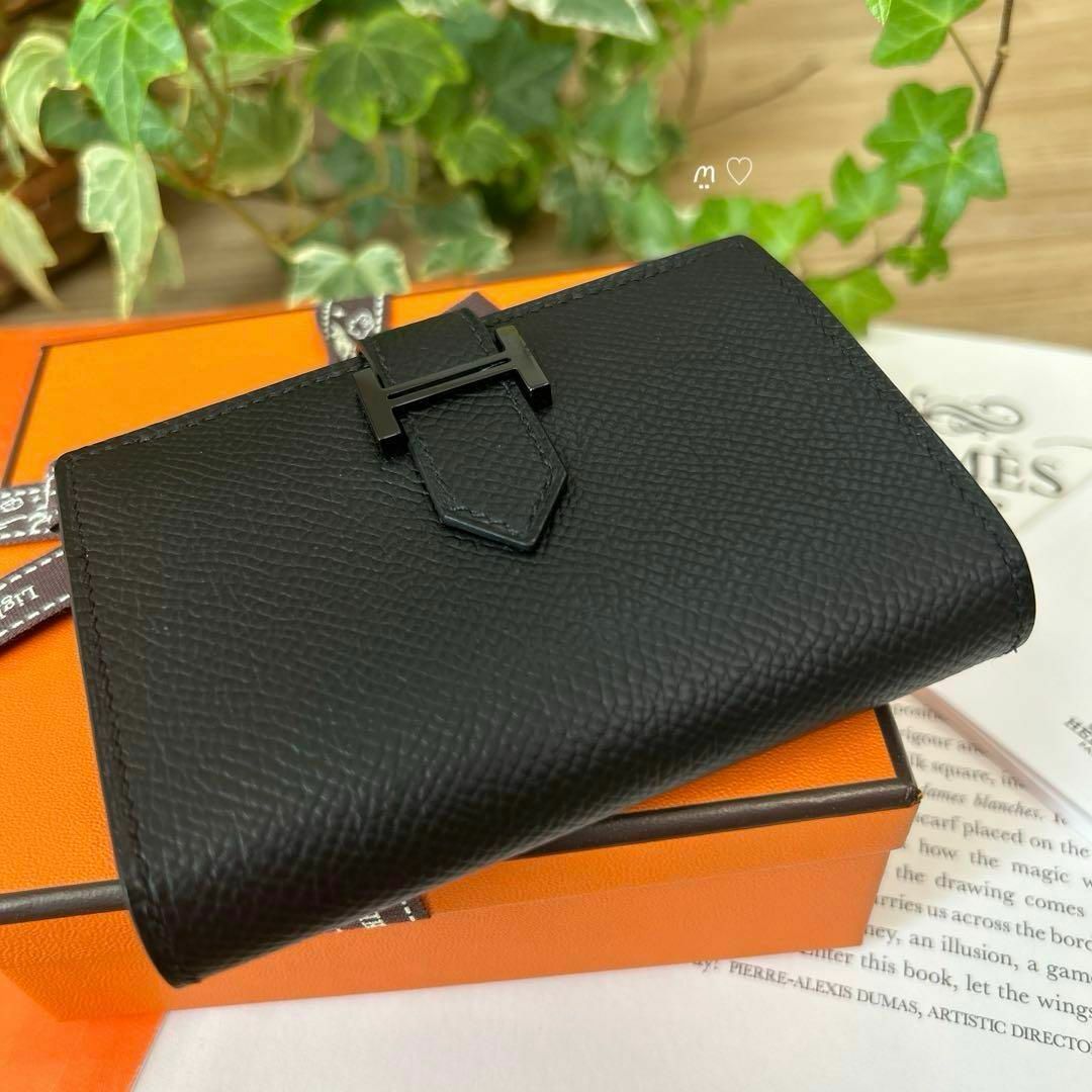 HERMES - HERMES エルメス ベアン モノクローム ソーブラック HERMES - HERMES エルメス ベアン モノクローム ソーブラック
