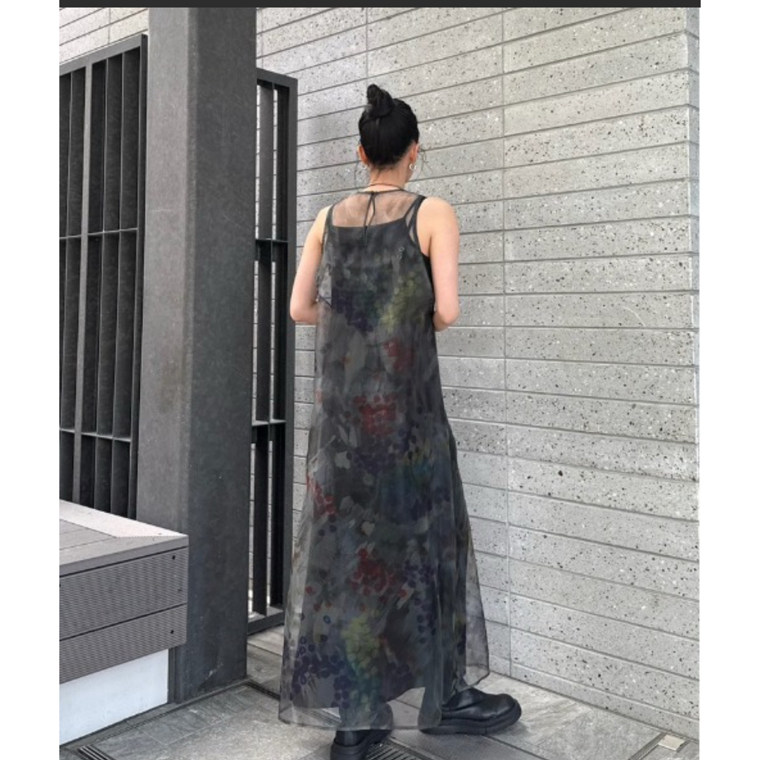 Ameri VINTAGE - 新品♡ameri vintage STAMP ART LAYERED DRESS Ameri VINTAGE - 新品♡ameri vintage STAMP ART LAYERED DRESS