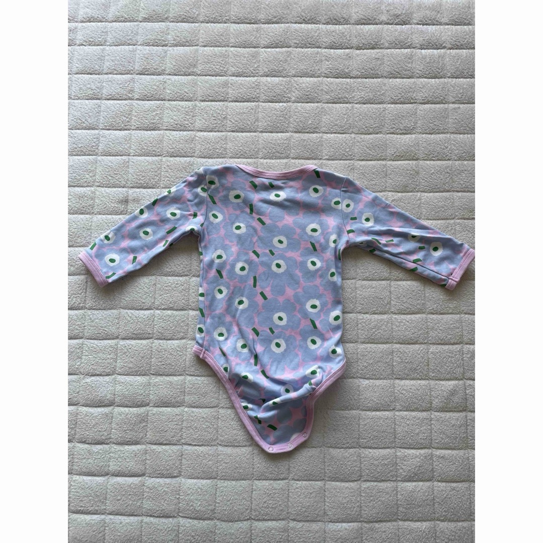marimekko(マリメッコ)のマリメッコ　Unikko ロンパース キッズ/ベビー/マタニティのベビー服(~85cm)(ロンパース)の商品写真