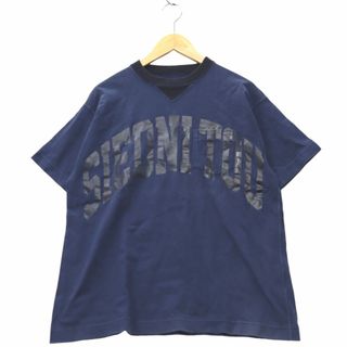 sacai - sacai Nylon Twill Cotton Jersey T-Shirtの通販|ラクマ sacai - sacai Nylon Twill Cotton Jersey T-Shirtの通販|ラクマ