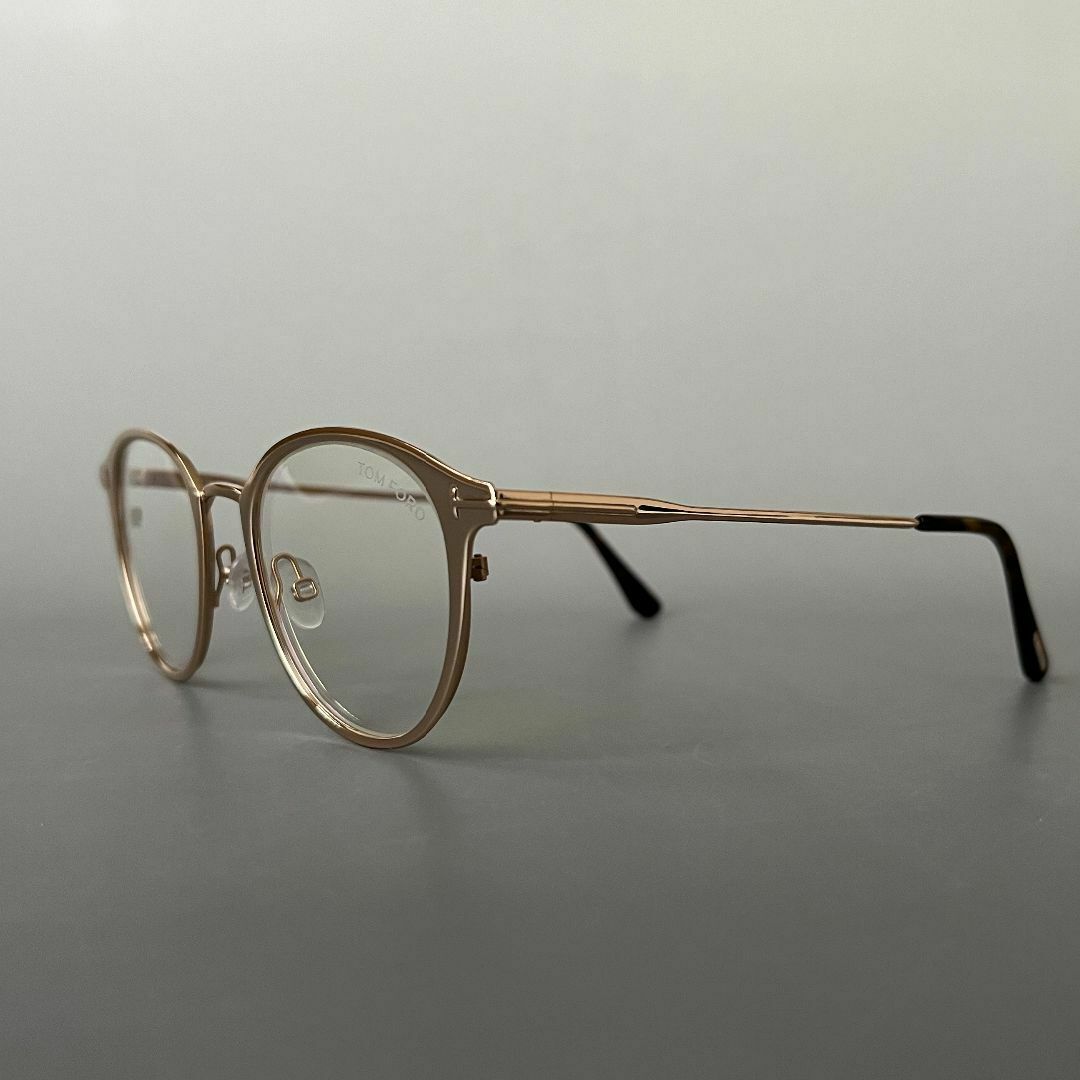 TOM FORD EYEWEAR - トムフォード メガネ ボストン ゴールド TOM FORD EYEWEAR - トムフォード メガネ ボストン ゴールド
