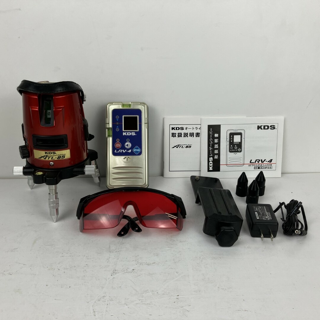 ЗЗKDS 赤レーザー レーザー墨出し器 受光器 ACアダプタ ケース付 ЗЗKDS 赤レーザー レーザー墨出し器 受光器 ACアダプタ ケース付