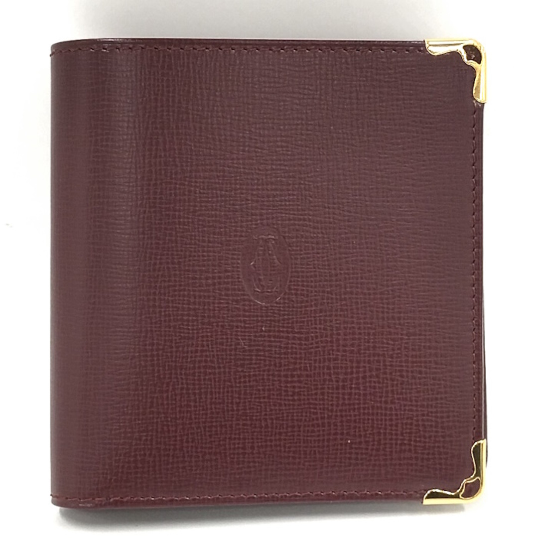 Cartier - Cartier 二つ折り財布 マストドゥカルティエ レザー Cartier - Cartier 二つ折り財布 マストドゥカルティエ レザー