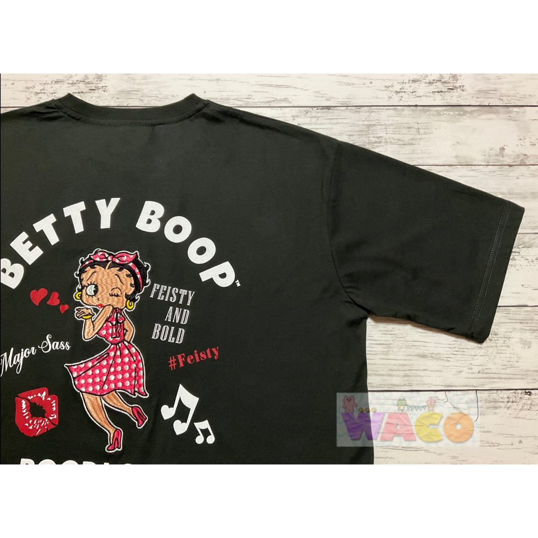 ベティ レディース 刺繍 かわいい 音楽 ドレス Tシャツ 半袖
