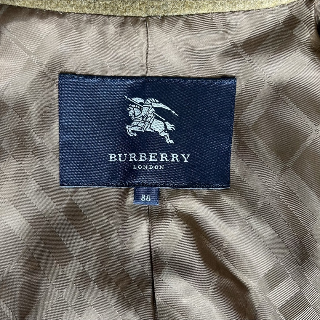 BURBERRY - 美品✨《バーバリー》カシミヤ混 裏地ノバチェック BURBERRY - 美品✨《バーバリー》カシミヤ混 裏地ノバチェック