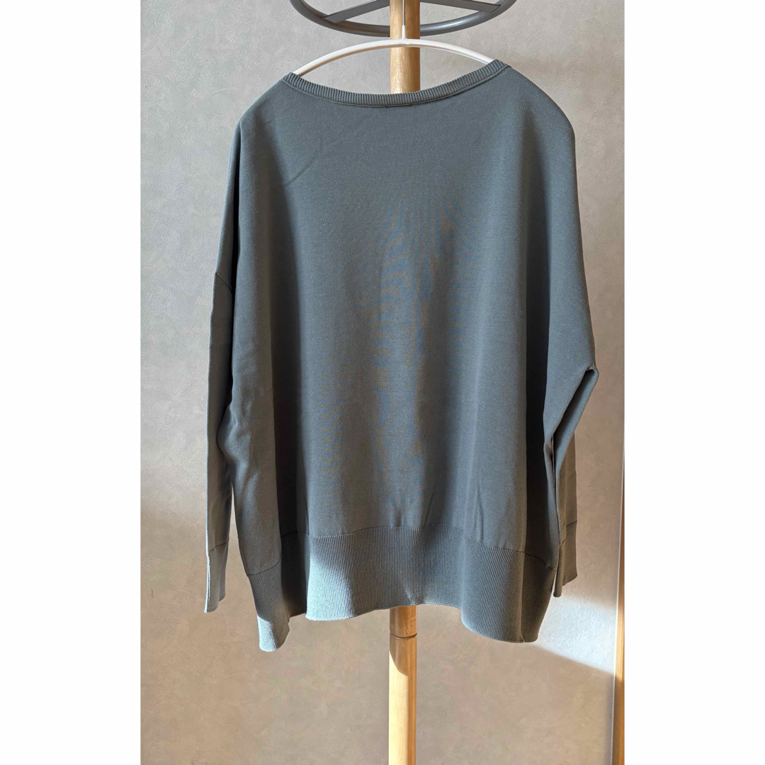 IENA(イエナ)のIENA コットンストレッチNEOワイド長袖プルオーバー レディースのトップス(ニット/セーター)の商品写真