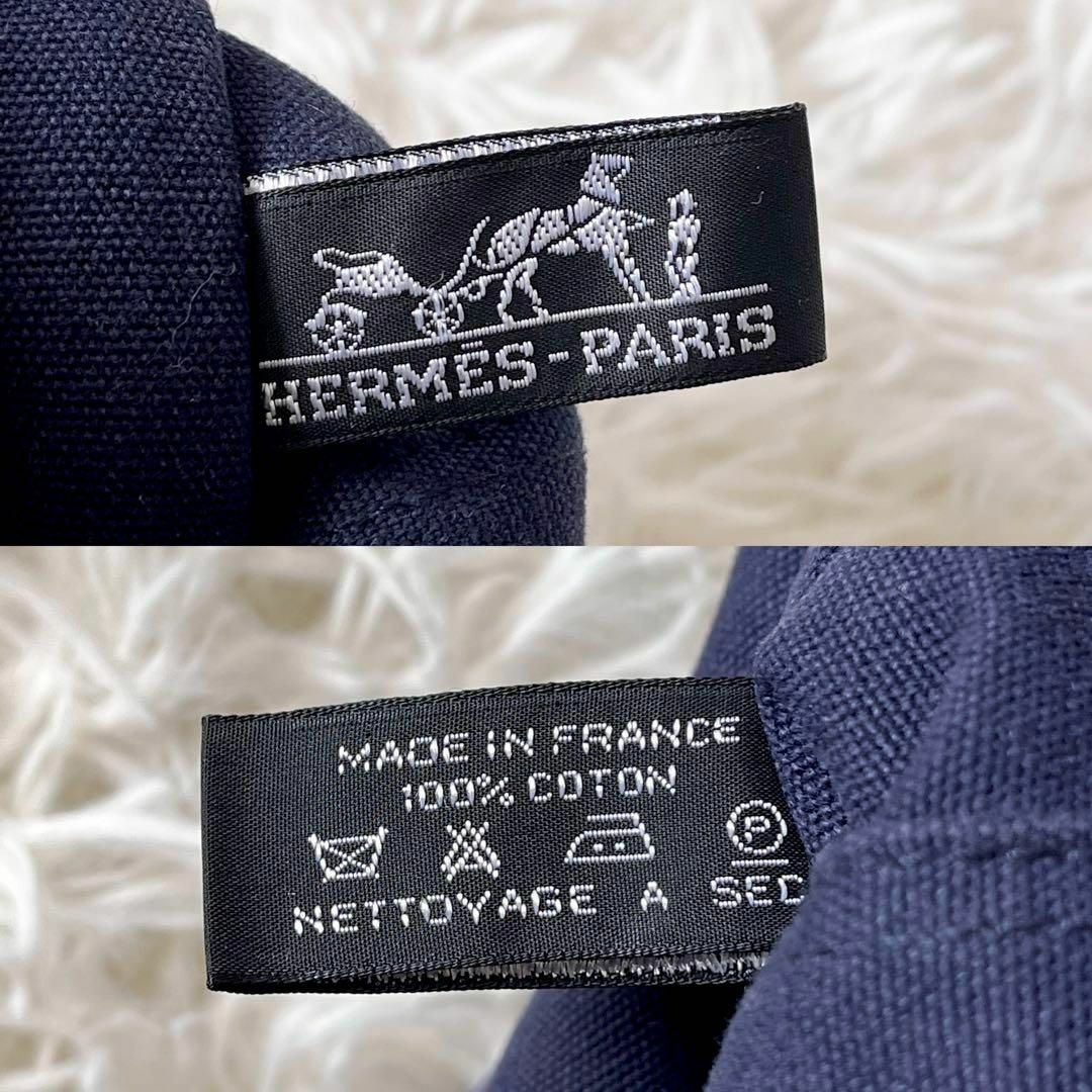 HERMES - エルメス トートバッグ ドーヴィル MM ネイビー HERMES - エルメス トートバッグ ドーヴィル MM ネイビー