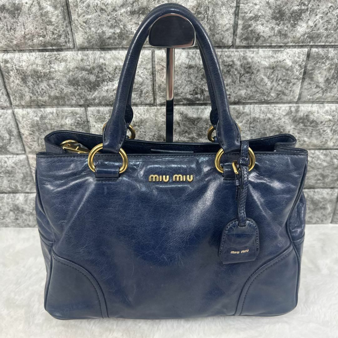 MIU MIU - miumiu archive leather 2way shoulderbagの通販 by MIU MIU - miumiu archive leather 2way shoulderbagの通販 by